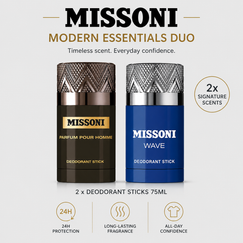 Missoni Signature Scents Duo – Deodorant Stick Set - Beauty Affairs1